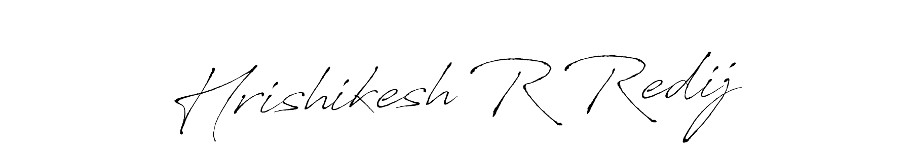 Also we have Hrishikesh R Redij name is the best signature style. Create professional handwritten signature collection using Antro_Vectra autograph style. Hrishikesh R Redij signature style 6 images and pictures png