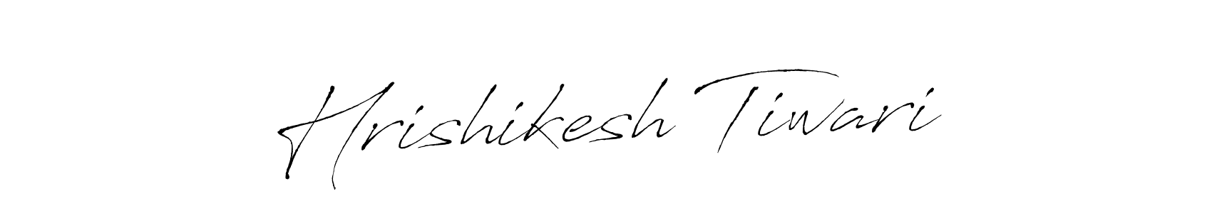 How to make Hrishikesh Tiwari name signature. Use Antro_Vectra style for creating short signs online. This is the latest handwritten sign. Hrishikesh Tiwari signature style 6 images and pictures png
