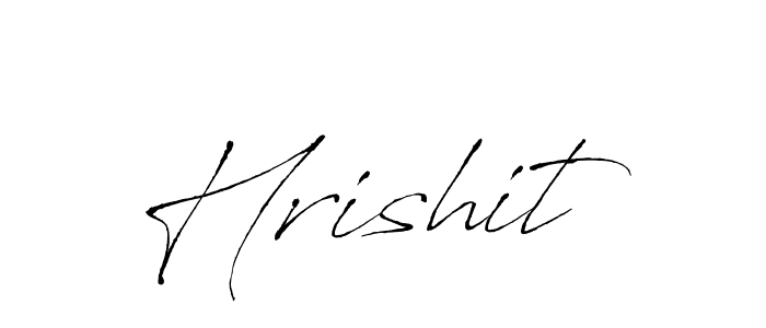 Design your own signature with our free online signature maker. With this signature software, you can create a handwritten (Antro_Vectra) signature for name Hrishit. Hrishit signature style 6 images and pictures png