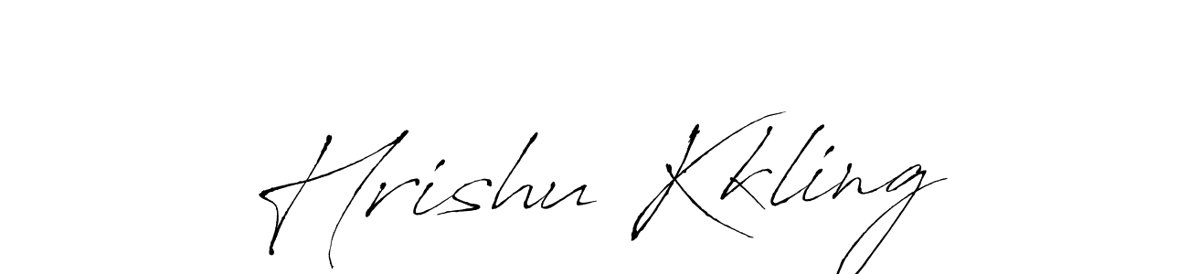 Also You can easily find your signature by using the search form. We will create Hrishu Kkling name handwritten signature images for you free of cost using Antro_Vectra sign style. Hrishu Kkling signature style 6 images and pictures png