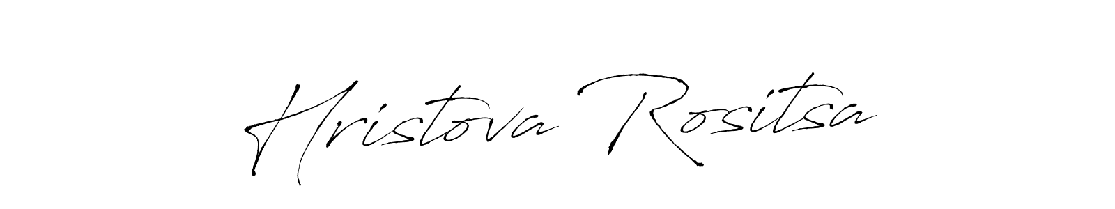 Create a beautiful signature design for name Hristova Rositsa. With this signature (Antro_Vectra) fonts, you can make a handwritten signature for free. Hristova Rositsa signature style 6 images and pictures png