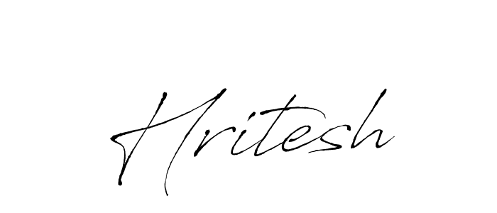 How to make Hritesh signature? Antro_Vectra is a professional autograph style. Create handwritten signature for Hritesh name. Hritesh signature style 6 images and pictures png