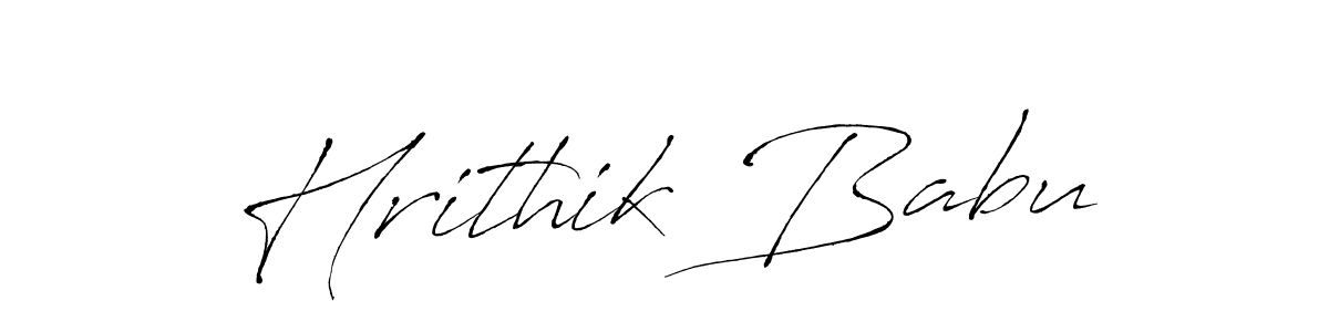if you are searching for the best signature style for your name Hrithik Babu. so please give up your signature search. here we have designed multiple signature styles  using Antro_Vectra. Hrithik Babu signature style 6 images and pictures png