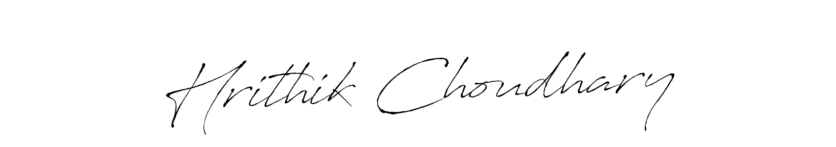 The best way (Antro_Vectra) to make a short signature is to pick only two or three words in your name. The name Hrithik Choudhary include a total of six letters. For converting this name. Hrithik Choudhary signature style 6 images and pictures png
