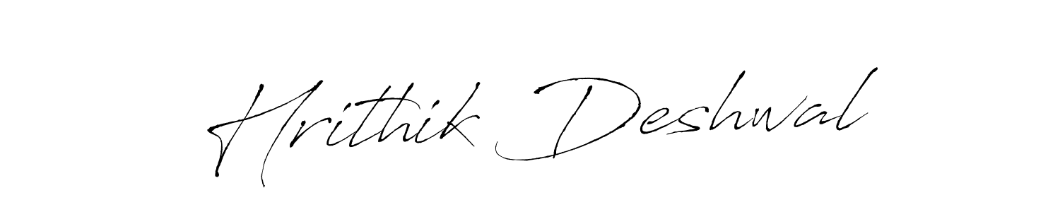 Similarly Antro_Vectra is the best handwritten signature design. Signature creator online .You can use it as an online autograph creator for name Hrithik Deshwal. Hrithik Deshwal signature style 6 images and pictures png