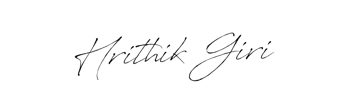 Also we have Hrithik Giri name is the best signature style. Create professional handwritten signature collection using Antro_Vectra autograph style. Hrithik Giri signature style 6 images and pictures png