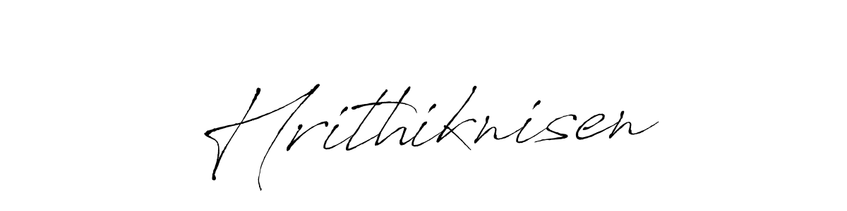 How to make Hrithiknisen signature? Antro_Vectra is a professional autograph style. Create handwritten signature for Hrithiknisen name. Hrithiknisen signature style 6 images and pictures png