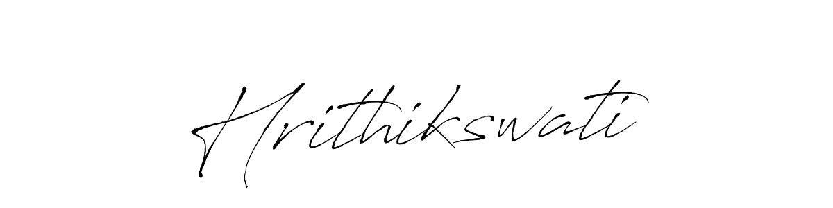 Design your own signature with our free online signature maker. With this signature software, you can create a handwritten (Antro_Vectra) signature for name Hrithikswati. Hrithikswati signature style 6 images and pictures png