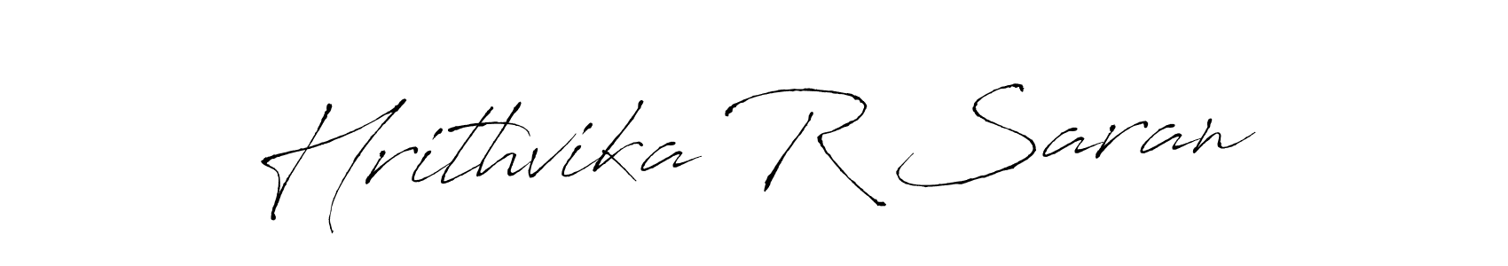 Design your own signature with our free online signature maker. With this signature software, you can create a handwritten (Antro_Vectra) signature for name Hrithvika R Saran. Hrithvika R Saran signature style 6 images and pictures png