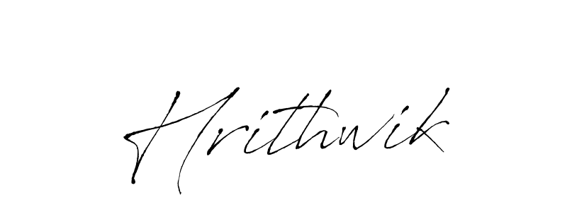 Create a beautiful signature design for name Hrithwik. With this signature (Antro_Vectra) fonts, you can make a handwritten signature for free. Hrithwik signature style 6 images and pictures png