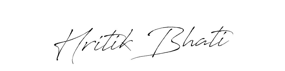 This is the best signature style for the Hritik Bhati name. Also you like these signature font (Antro_Vectra). Mix name signature. Hritik Bhati signature style 6 images and pictures png