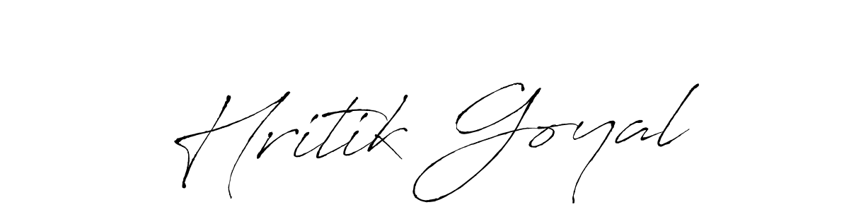 This is the best signature style for the Hritik Goyal name. Also you like these signature font (Antro_Vectra). Mix name signature. Hritik Goyal signature style 6 images and pictures png