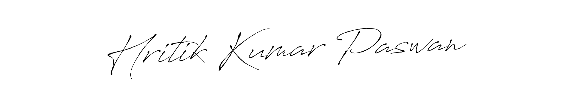 Create a beautiful signature design for name Hritik Kumar Paswan. With this signature (Antro_Vectra) fonts, you can make a handwritten signature for free. Hritik Kumar Paswan signature style 6 images and pictures png