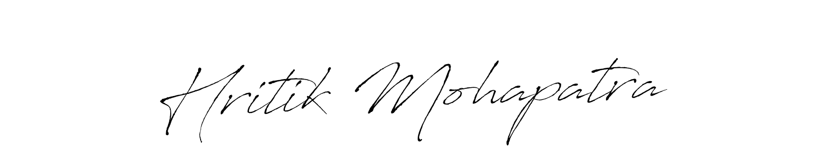 Similarly Antro_Vectra is the best handwritten signature design. Signature creator online .You can use it as an online autograph creator for name Hritik Mohapatra. Hritik Mohapatra signature style 6 images and pictures png