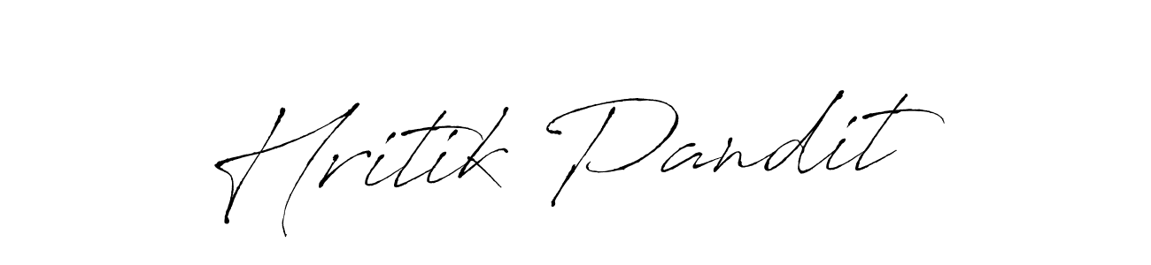 Use a signature maker to create a handwritten signature online. With this signature software, you can design (Antro_Vectra) your own signature for name Hritik Pandit. Hritik Pandit signature style 6 images and pictures png