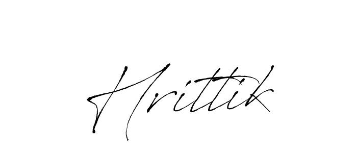 Design your own signature with our free online signature maker. With this signature software, you can create a handwritten (Antro_Vectra) signature for name Hrittik. Hrittik signature style 6 images and pictures png