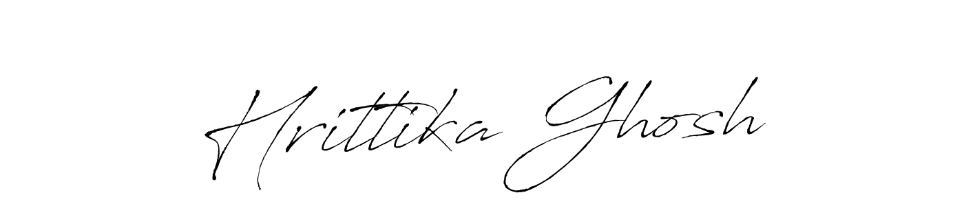 Make a beautiful signature design for name Hrittika Ghosh. With this signature (Antro_Vectra) style, you can create a handwritten signature for free. Hrittika Ghosh signature style 6 images and pictures png