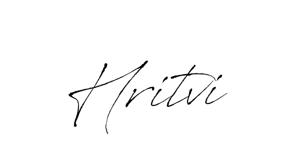 Create a beautiful signature design for name Hritvi. With this signature (Antro_Vectra) fonts, you can make a handwritten signature for free. Hritvi signature style 6 images and pictures png