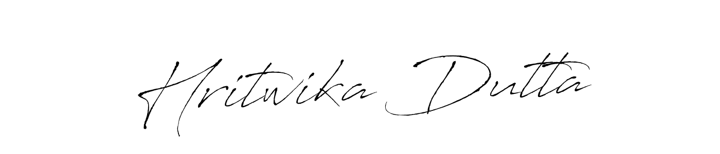 Make a beautiful signature design for name Hritwika Dutta. With this signature (Antro_Vectra) style, you can create a handwritten signature for free. Hritwika Dutta signature style 6 images and pictures png