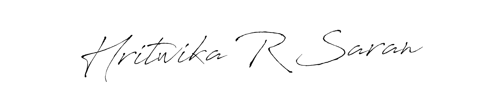 if you are searching for the best signature style for your name Hritwika R Saran. so please give up your signature search. here we have designed multiple signature styles  using Antro_Vectra. Hritwika R Saran signature style 6 images and pictures png