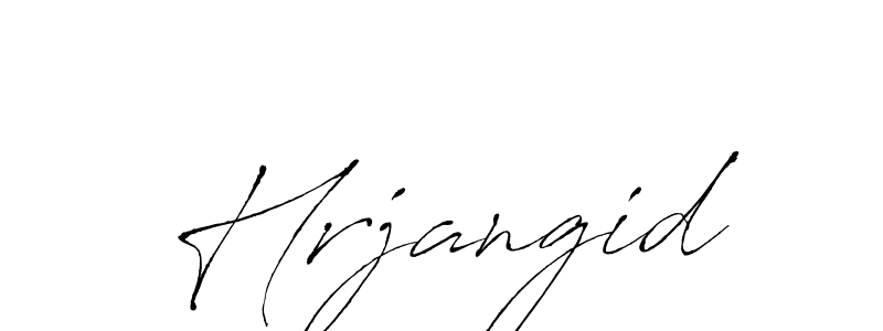 if you are searching for the best signature style for your name Hrjangid. so please give up your signature search. here we have designed multiple signature styles  using Antro_Vectra. Hrjangid signature style 6 images and pictures png