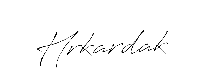 Hrkardak stylish signature style. Best Handwritten Sign (Antro_Vectra) for my name. Handwritten Signature Collection Ideas for my name Hrkardak. Hrkardak signature style 6 images and pictures png