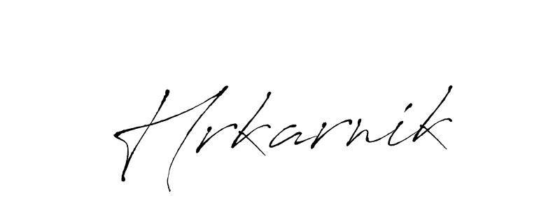 Also we have Hrkarnik name is the best signature style. Create professional handwritten signature collection using Antro_Vectra autograph style. Hrkarnik signature style 6 images and pictures png