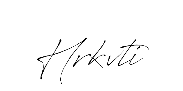 Similarly Antro_Vectra is the best handwritten signature design. Signature creator online .You can use it as an online autograph creator for name Hrkvti. Hrkvti signature style 6 images and pictures png