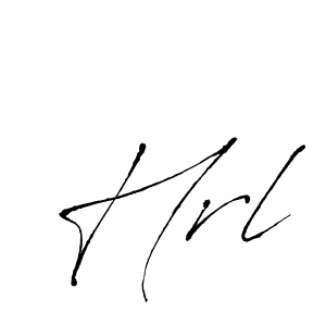 Make a beautiful signature design for name Hrl. Use this online signature maker to create a handwritten signature for free. Hrl signature style 6 images and pictures png