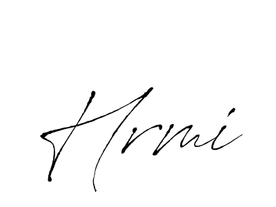 Use a signature maker to create a handwritten signature online. With this signature software, you can design (Antro_Vectra) your own signature for name Hrmi. Hrmi signature style 6 images and pictures png