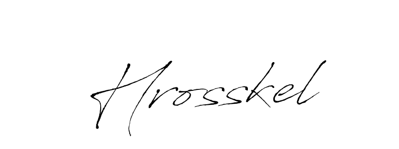Make a beautiful signature design for name Hrosskel. With this signature (Antro_Vectra) style, you can create a handwritten signature for free. Hrosskel signature style 6 images and pictures png
