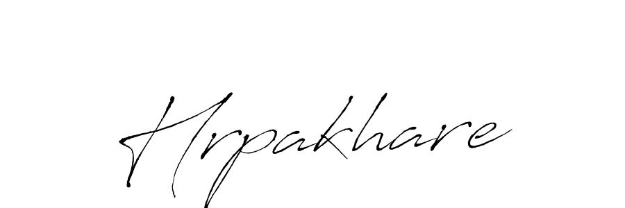 Design your own signature with our free online signature maker. With this signature software, you can create a handwritten (Antro_Vectra) signature for name Hrpakhare. Hrpakhare signature style 6 images and pictures png