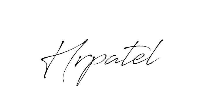 Also You can easily find your signature by using the search form. We will create Hrpatel name handwritten signature images for you free of cost using Antro_Vectra sign style. Hrpatel signature style 6 images and pictures png