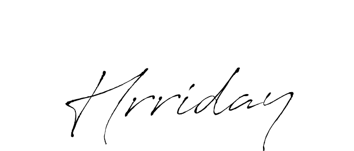 You should practise on your own different ways (Antro_Vectra) to write your name (Hrriday) in signature. don't let someone else do it for you. Hrriday signature style 6 images and pictures png