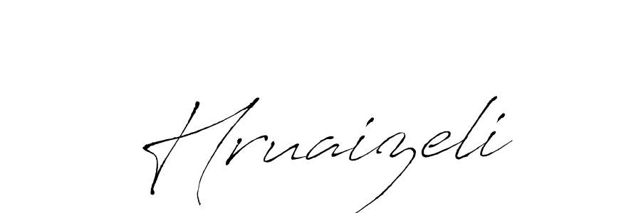 Design your own signature with our free online signature maker. With this signature software, you can create a handwritten (Antro_Vectra) signature for name Hruaizeli. Hruaizeli signature style 6 images and pictures png