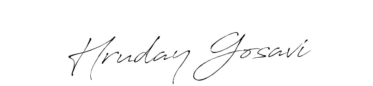 Use a signature maker to create a handwritten signature online. With this signature software, you can design (Antro_Vectra) your own signature for name Hruday Gosavi. Hruday Gosavi signature style 6 images and pictures png