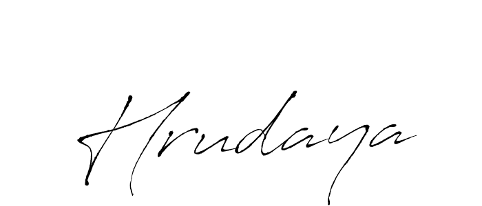 Similarly Antro_Vectra is the best handwritten signature design. Signature creator online .You can use it as an online autograph creator for name Hrudaya. Hrudaya signature style 6 images and pictures png