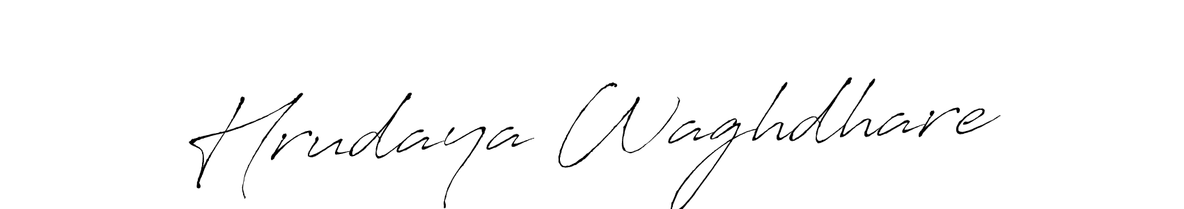 This is the best signature style for the Hrudaya Waghdhare name. Also you like these signature font (Antro_Vectra). Mix name signature. Hrudaya Waghdhare signature style 6 images and pictures png