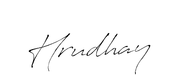 Antro_Vectra is a professional signature style that is perfect for those who want to add a touch of class to their signature. It is also a great choice for those who want to make their signature more unique. Get Hrudhay name to fancy signature for free. Hrudhay signature style 6 images and pictures png