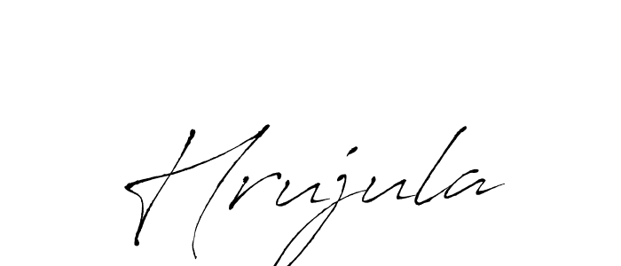 Design your own signature with our free online signature maker. With this signature software, you can create a handwritten (Antro_Vectra) signature for name Hrujula. Hrujula signature style 6 images and pictures png