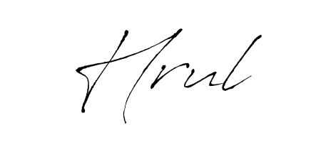 Upgrade your professional image with Hrul signature created with Antro_Vectra font. Fast, free, and watermark-free download. Hrul signature style 6 images and pictures png