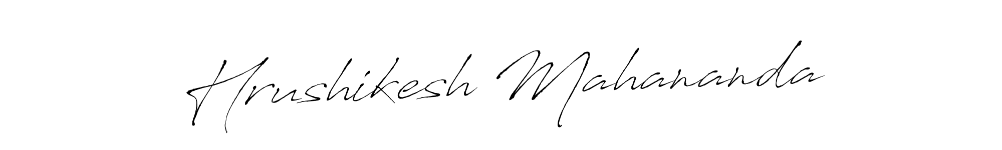 Once you've used our free online signature maker to create your best signature Antro_Vectra style, it's time to enjoy all of the benefits that Hrushikesh Mahananda name signing documents. Hrushikesh Mahananda signature style 6 images and pictures png