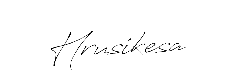 You should practise on your own different ways (Antro_Vectra) to write your name (Hrusikesa) in signature. don't let someone else do it for you. Hrusikesa signature style 6 images and pictures png