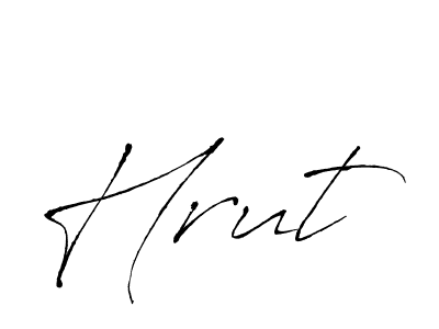 Antro_Vectra is a professional signature style that is perfect for those who want to add a touch of class to their signature. It is also a great choice for those who want to make their signature more unique. Get Hrut name to fancy signature for free. Hrut signature style 6 images and pictures png