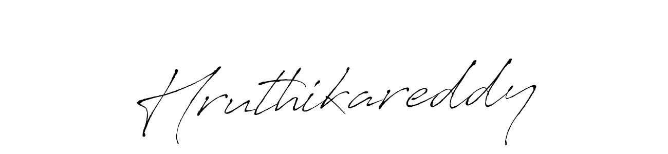 Create a beautiful signature design for name Hruthikareddy. With this signature (Antro_Vectra) fonts, you can make a handwritten signature for free. Hruthikareddy signature style 6 images and pictures png
