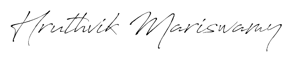 See photos of Hruthvik Mariswamy official signature. Check more albums & portfolios. Read reviews & check more about Antro_Vectra font. Hruthvik Mariswamy signature style 6 images and pictures png