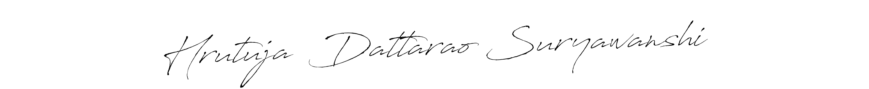 Check out images of Autograph of Hrutuja  Dattarao Suryawanshi name. Actor Hrutuja  Dattarao Suryawanshi Signature Style. Antro_Vectra is a professional sign style online. Hrutuja  Dattarao Suryawanshi signature style 6 images and pictures png