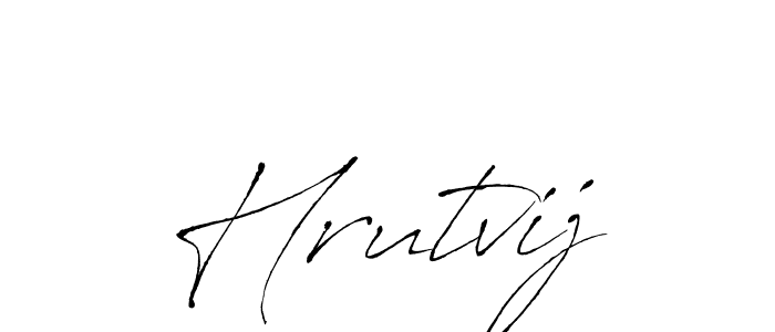 if you are searching for the best signature style for your name Hrutvij. so please give up your signature search. here we have designed multiple signature styles  using Antro_Vectra. Hrutvij signature style 6 images and pictures png