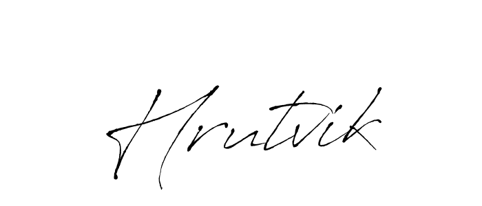 Hrutvik stylish signature style. Best Handwritten Sign (Antro_Vectra) for my name. Handwritten Signature Collection Ideas for my name Hrutvik. Hrutvik signature style 6 images and pictures png