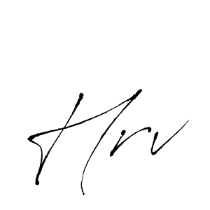 Also You can easily find your signature by using the search form. We will create Hrv name handwritten signature images for you free of cost using Antro_Vectra sign style. Hrv signature style 6 images and pictures png